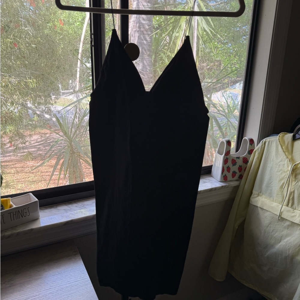 Free People Intimately Black Slip Dress - Picture 2 of 4